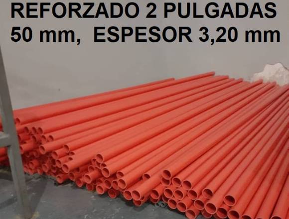 TUBOS PVC 2 PULGADAS REFORZADOS AGUAS NEGRAS