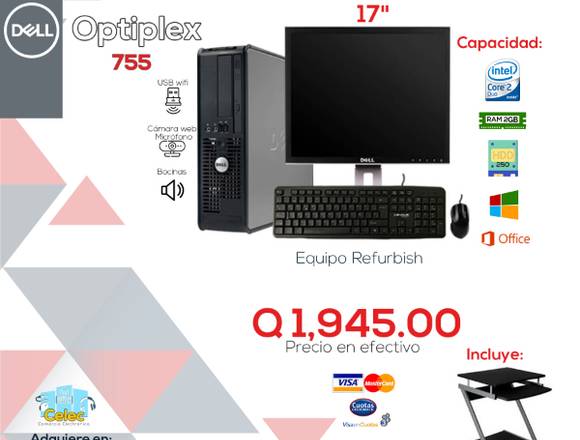 COMPUTADORA COMPLETA DELL OPTIPLEX 755