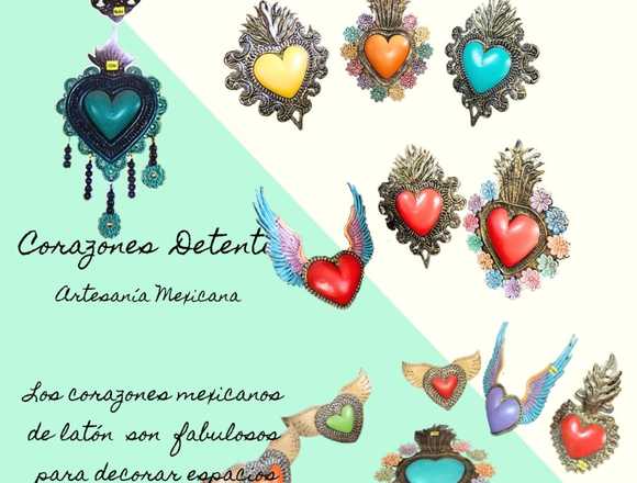 Corazones Detente - Artesanía Mexicana 