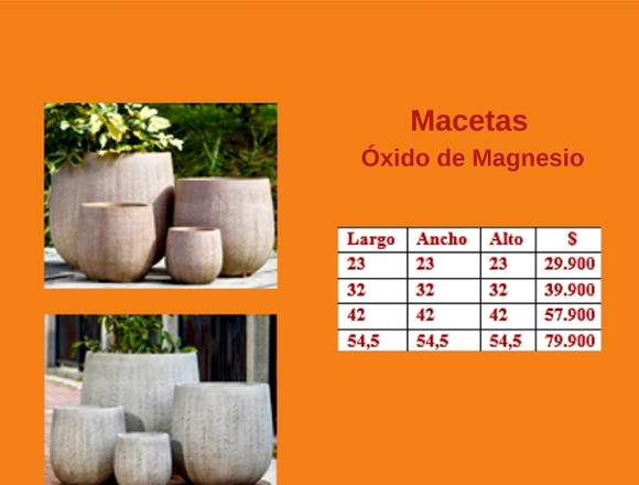 Jardín Ficus Quilpué Macetas Óxido de Magnesio