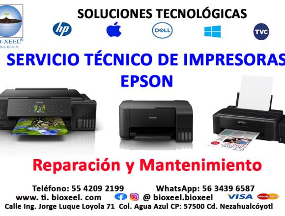 Mantenimiento de impresoras epson