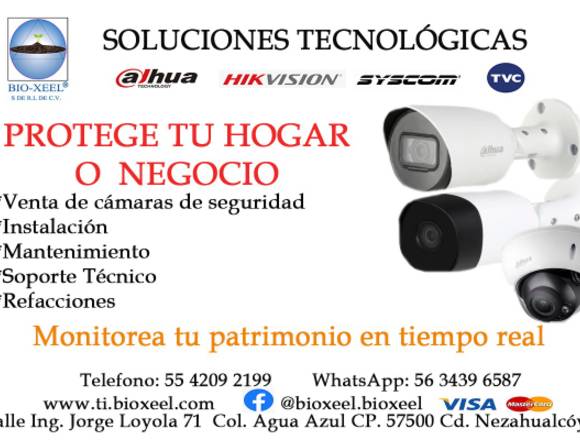 Protege tu hogar o negocio con cámaras Dahua CCTV