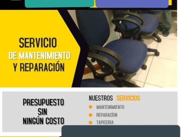 Mantenimiento y reparación de sillas de oficina