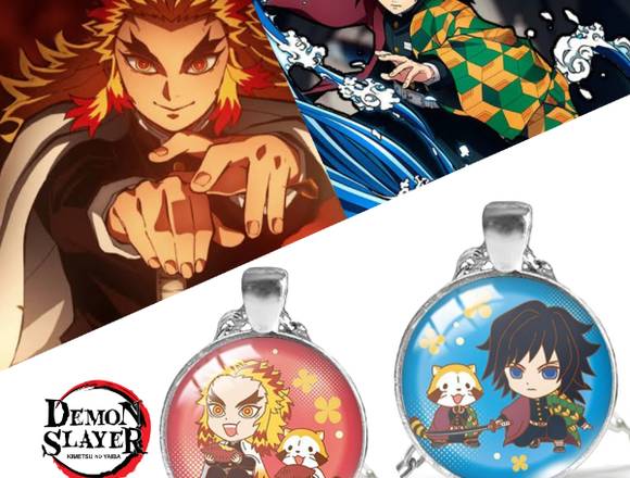 Collares Kimetsu no Yaiba Demon Slayer chibi 