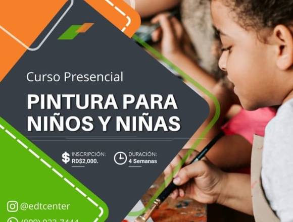 CURSO-TALLER PINTURA PARA NIÑOS DE 8 A 14 AÑOS