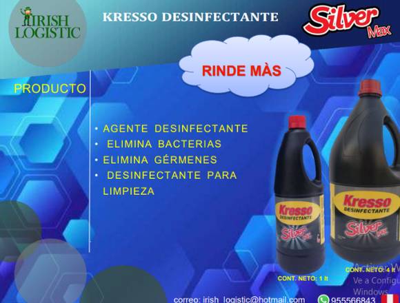 Kresso Desinfectante Silver Max 