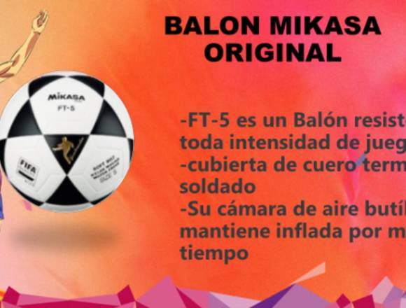 BALON MIKASA 100% CUERO