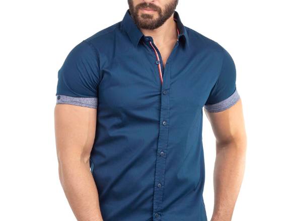 Camisa Casual Manga Corta FJ