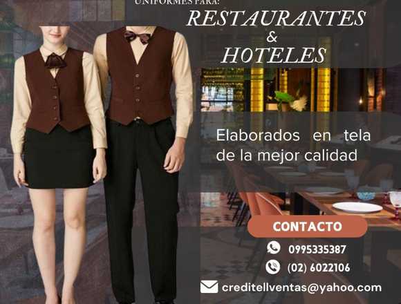 UNIFORMES DE RESTAURANTES AL POR MAYOR
