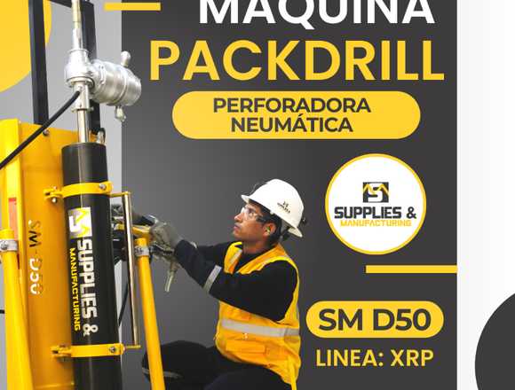 PERFORADORA NEUMÁTICA PACK DRILL SM D50 (CALIDAD)