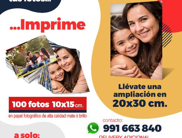 IMPRESION DE FOTOS - Edición fotográfica 