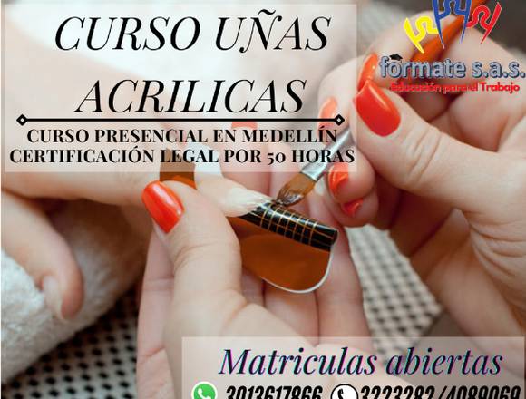 CURSO DE UÑAS ACRILICAS 