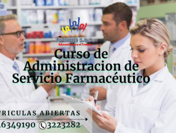 CURSO ADMINISTRACIÓN DE SERVICIOS FARMACÉUTICOS