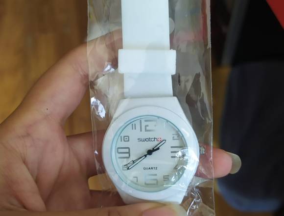 Reloj Swatch Blanco  Unisex