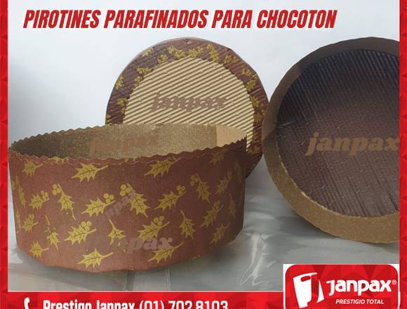 PIROTINES PARA PANETON CHOCOTON 