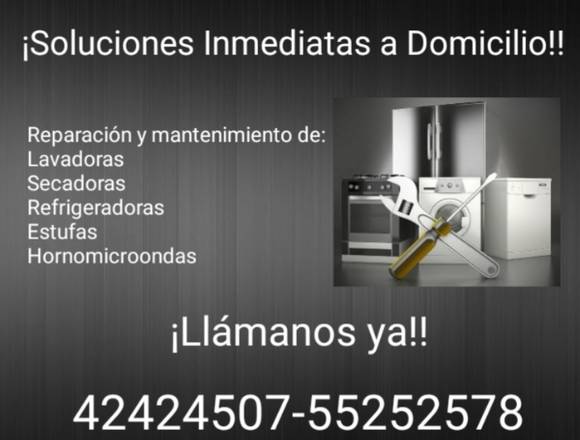 REPARACION Y MANTENIMIENTO DE ELECTRODOMESTICOS 