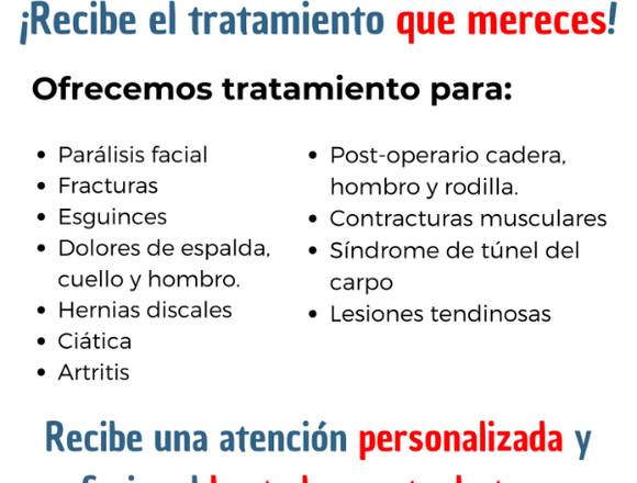 Servicio de fisioterapia a domicilio