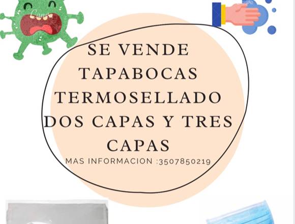 Cajas de tapabocas termosellados   