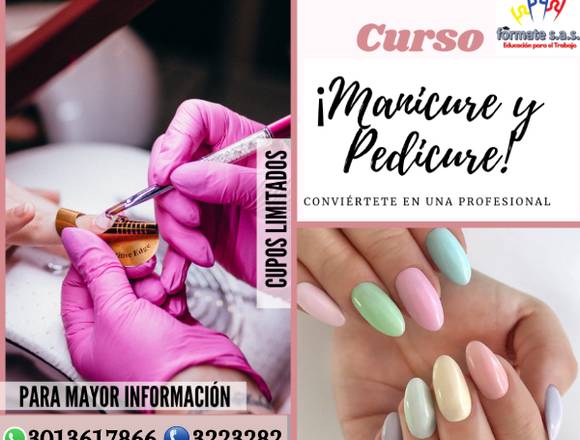 ¡Curso de manicure y pedicure en Medellín!