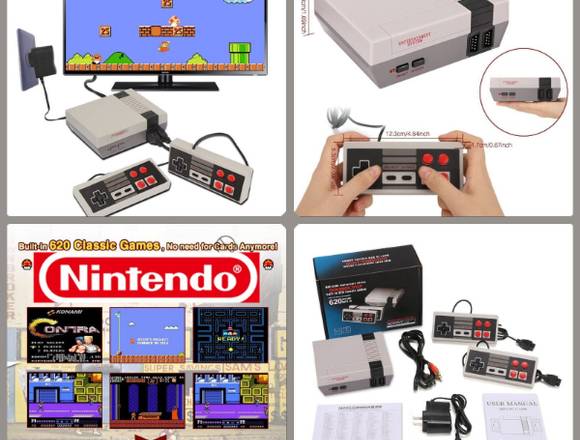 NINTENDO 620 juegos clásicos