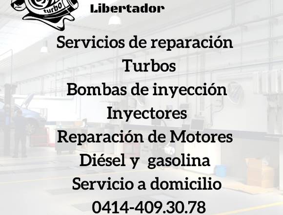 Reparación de turbos e bombas de inyección