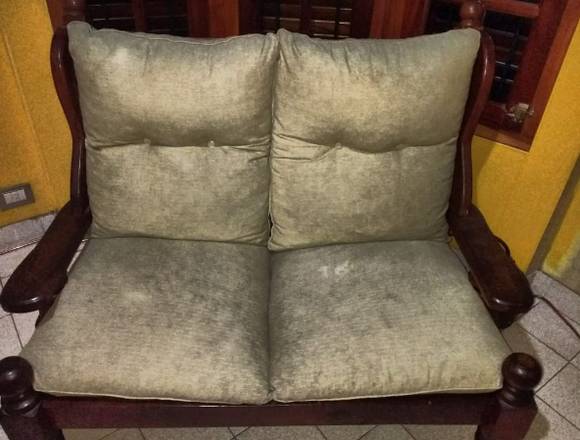 SILLON DE ALGARROBO DE 2 CUERPOS