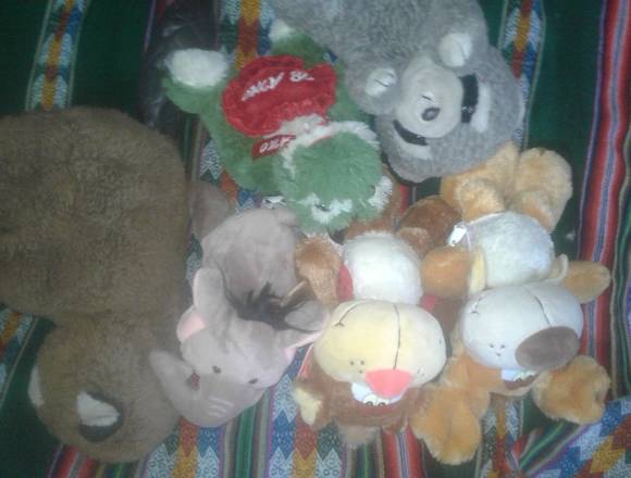 Lote de 6 peluches-excelente estado