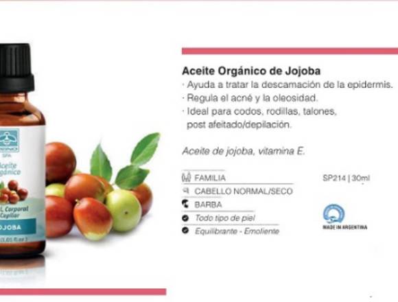Aceite organico de jojoba- uso familiar