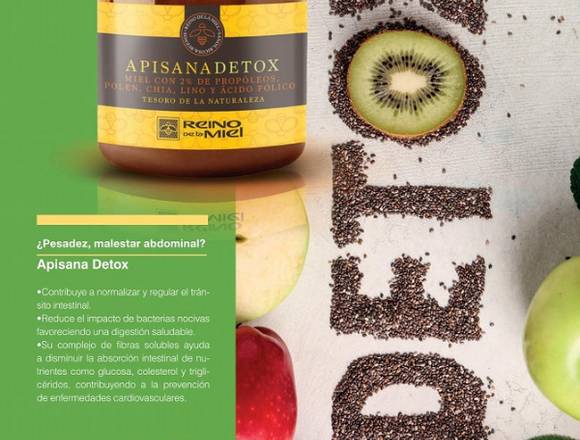 Apisana detox- tesoro  natural con miel,chia