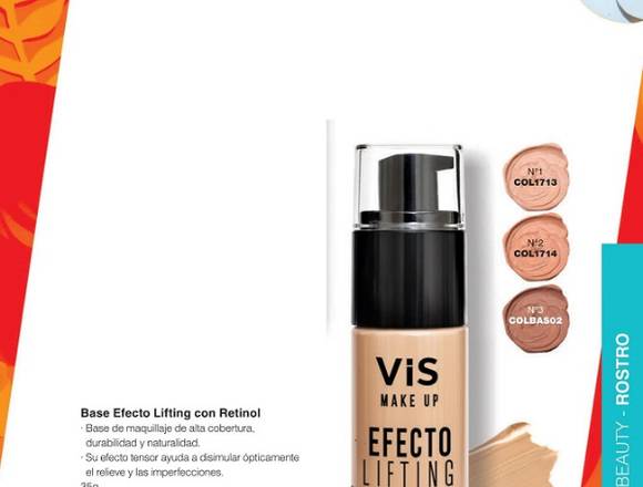 Base de maquillaje efecto lifting con retinol