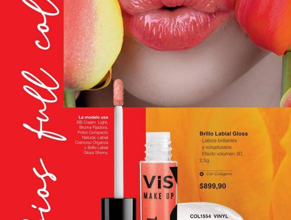 Brillo labial gloss- con colágeno-efecto 3D