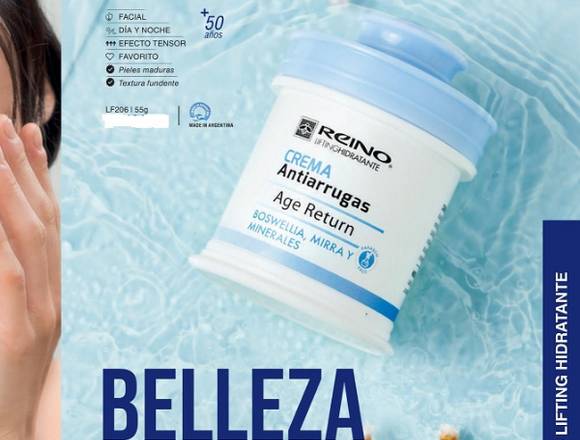 Crema antiarrugas age return-revitalizante  facial