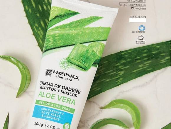 Crema ordeñe para glúteos y muslos- gel  aloe vera