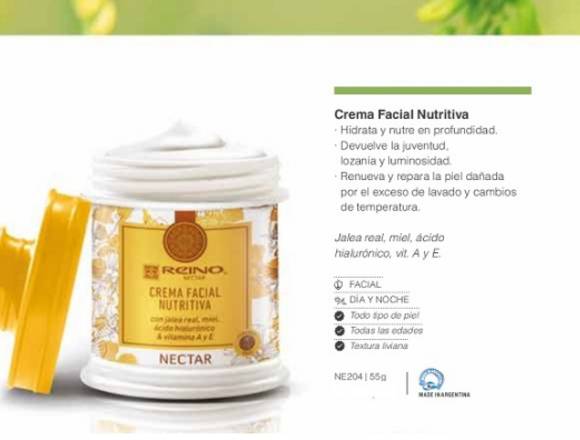 Crema nutritiva-hidrata y nutre en profundidad