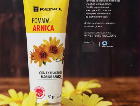 Crema pomada árnica- pre y post entrenamiento