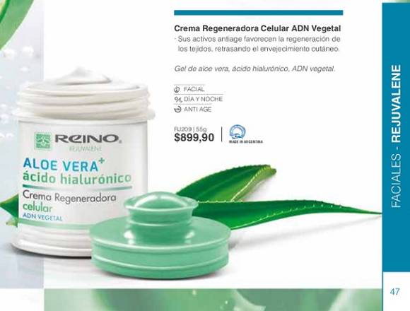 Crema regeneradora celular ADN vegetal-