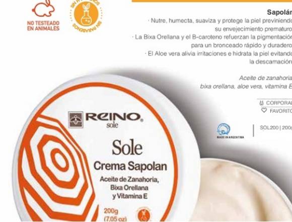 Crema sapolan- nutre, humecta e hidrata-