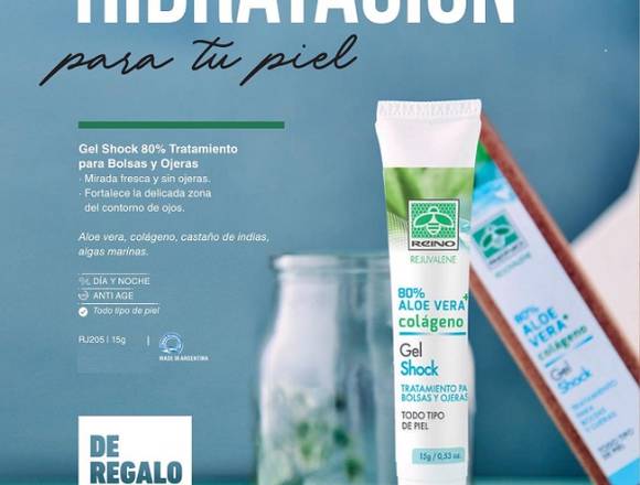 Crema Gel shok para bolsas y ojeras