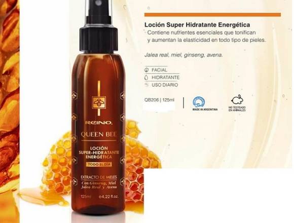 Loción facial super hidratante-extracto de mieles