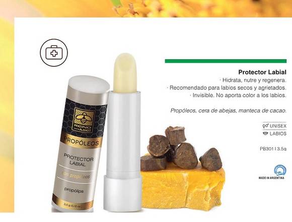 Protector labial-invisible, regenerador