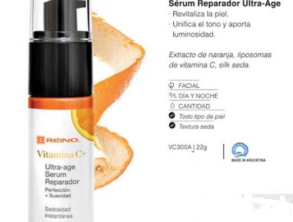 Crema Serum facial reparador ultra age