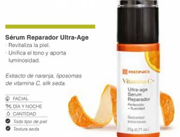 Serum reparador antioxidante  vitamina c-ultra age