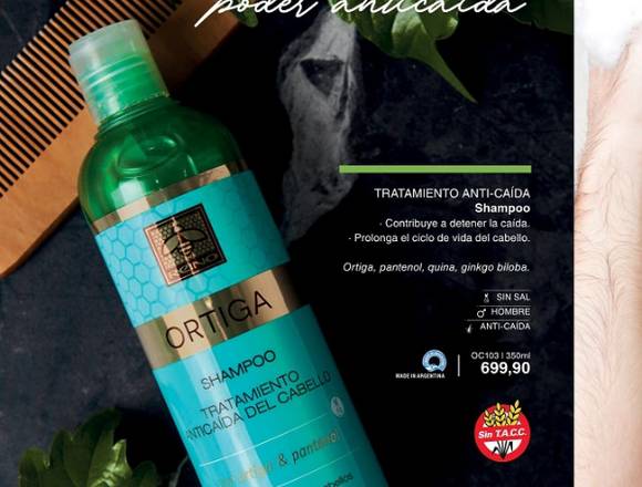 Shampoo para hombres -tratamiento anti caída 