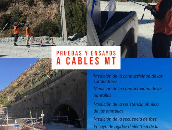 Pruebas y mediciones de cables en media tensión