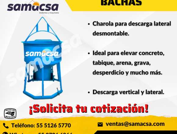 Bacha para Elevación de concreto  hasta 1528lts 