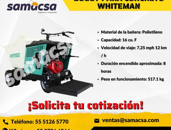 Buggy para concreto de hasta 2500lbs witherman 