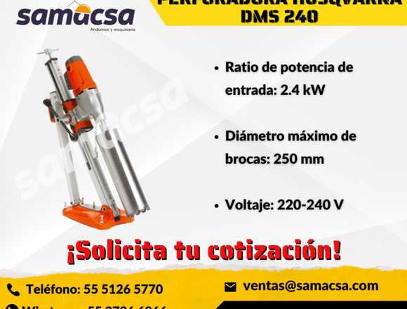 Nucleadora DMS 240 y 180 marca husqvarna