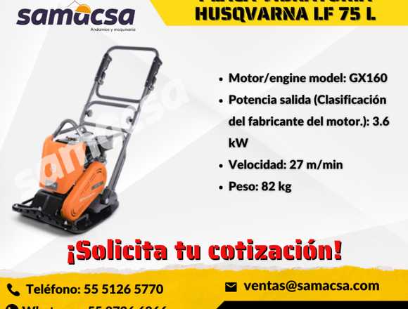 Placa compactadora tipo vibrante HUSQVARNA LF75