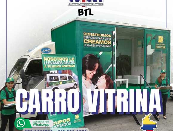 EXCELENTE CARRO VITRINA