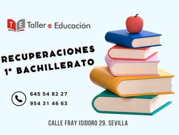 Recuperaciones de 1º bachillerato